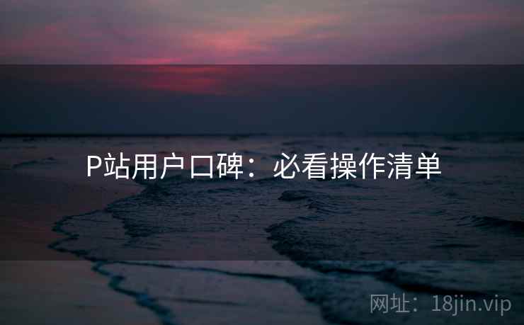 P站用户口碑：必看操作清单  第1张