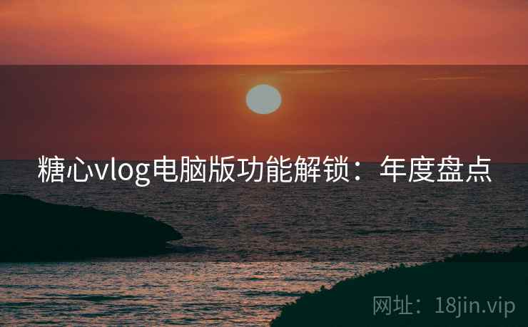 糖心vlog电脑版功能解锁：年度盘点  第2张