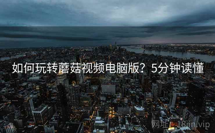 如何玩转蘑菇视频电脑版？5分钟读懂  第1张
