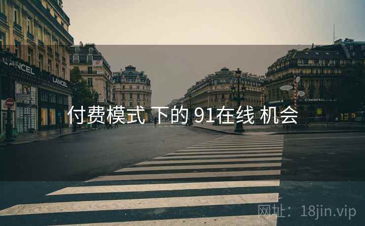 付费模式 下的 91在线 机会  第2张