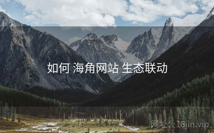 如何 海角网站 生态联动  第2张