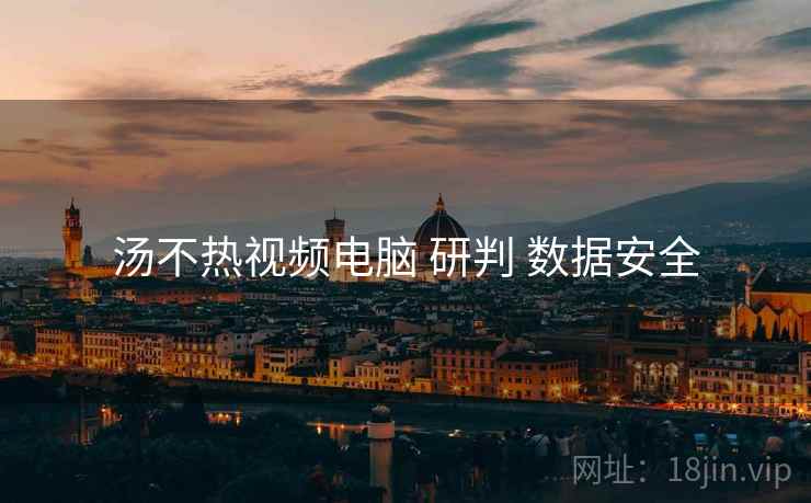 汤不热视频电脑 研判 数据安全  第1张