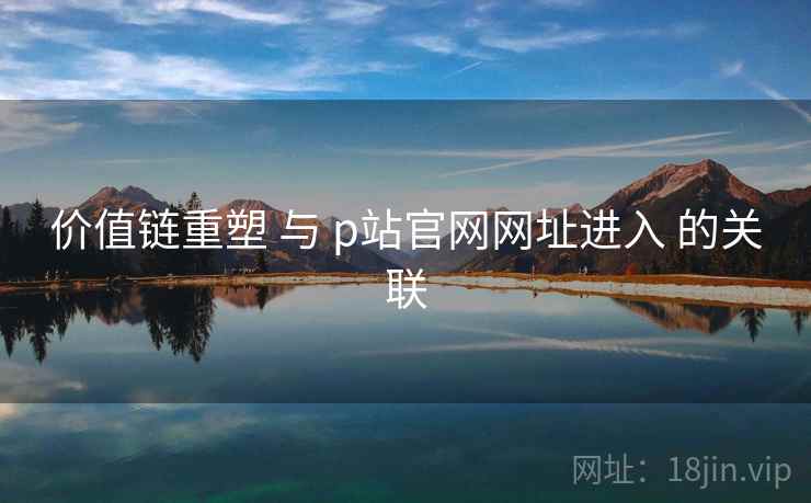 价值链重塑 与 p站官网网址进入 的关联  第1张