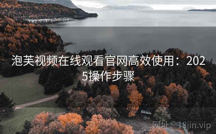 泡芙视频在线观看官网高效使用：2025操作步骤  第2张