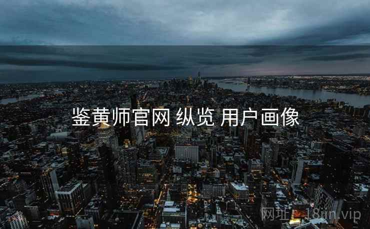 鉴黄师官网 纵览 用户画像  第1张