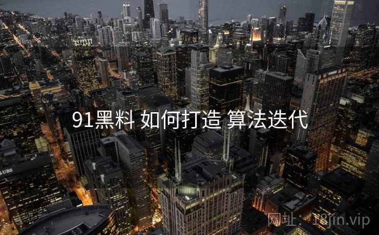 91黑料 如何打造 算法迭代  第1张